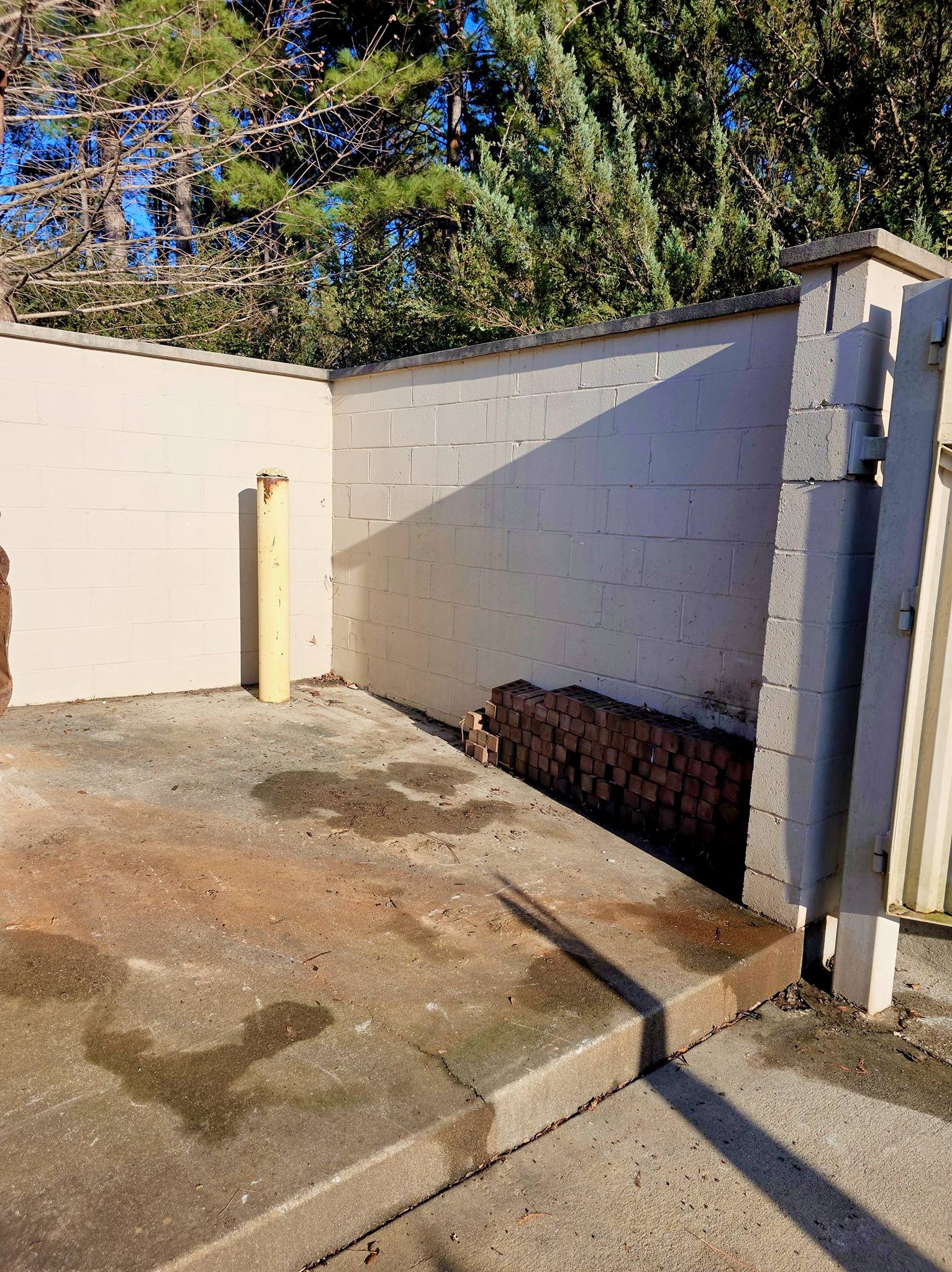 After photo – same Augusta GA property fully cleared after junk removal